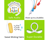BuddyPhones School Plus - Żółte - 1199034 - zdjęcie 2